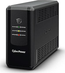 CyberPower UT650EG-FR uninterruptible power supply (UPS) Line-Interactive 0.65 kVA 360 W 3 AC outlet(s)