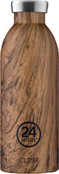 24Bottles Clima Bottle Sequoia Wood 850 ml
