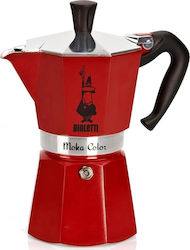 Bialetti Moka Express Red Classic Stovetop Espresso Maker