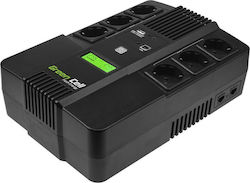 Green Cell UPS06 uninterruptible power supply (UPS) Line-Interactive 600 VA 360 W 6 AC outlet(s)