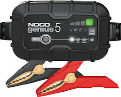 NOCO GENIUS5 5A Battery Charger for 6V/12V Batteries with Maintenance and Desulfation Function