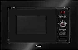 Amica AMMB20E1GB Built-in Grill Microwave Oven 20 L 800 W Black