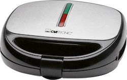 Clatronic ST/WA 3670 Sandwich Maker, 800 W, Black/Stainless Steel