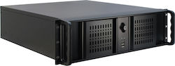 Inter-Tech 3U-3098-S Server Rack Case, Black, 3U Height Units
