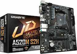 GigaByte A520M S2H (Black/Gray)