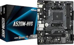 Asrock A520M-HVS AMD A520 Socket AM4 micro ATX