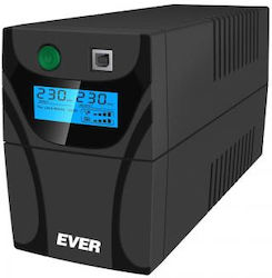 Ever EASYLINE 850 AVR USB Line-Interactive 0.85 kVA 480 W 2 AC outlet(s)