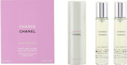 Chanel Chance Eau Fraiche EDT - Refill W 3 x 20 ml