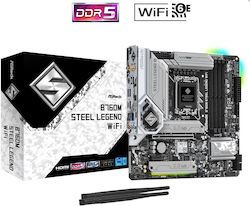 Asrock B760M Steel Legend WiFi Intel B760 LGA 1700 micro ATX