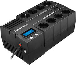 CyberPower BR1200ELCD uninterruptible power supply (UPS) Line-Interactive 1.2 kVA 720 W 8 AC outlet(s)