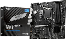 MSI PRO B760M-P DDR4 motherboard Intel B760 LGA 1700 micro ATX