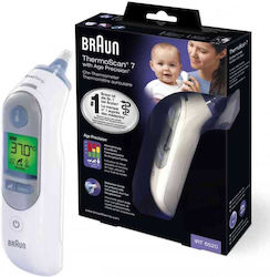 Braun ThermoScan 7 Professional Infrared Ear Thermometer (White)