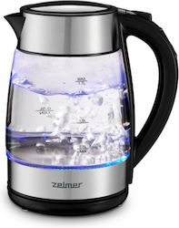 Zelmer ZCK8026 Electric Kettle 1.7 L 2200 W Black with Transparent Body