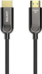 Optical cable HDMI 2.1 AOC Unitek C11085GY01-30M