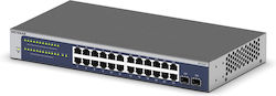 NETGEAR GS724Tv6 Managed Gigabit Switch (GS724T-600EUS) 26P