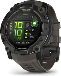 Garmin Instinct 3 AMOLED 3.3 cm (1.3") 50 mm Digital 416 x 416 pixels Touchscreen Black GPS (satellite)