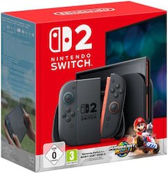 Nintendo Switch 2 + Mario Kart World Portable Game Console 7.9" (20.1 cm) 256 GB Touchscreen Wi-Fi Black