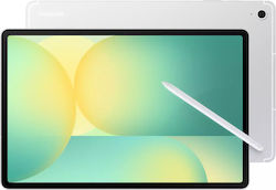 Samsung Galaxy Tab S10 FE+ with Samsung Exynos, 128 GB Storage, 13.1-inch (33.3 cm) Display, 8 GB RAM, Wi-Fi 6 (802.11ax), Silver