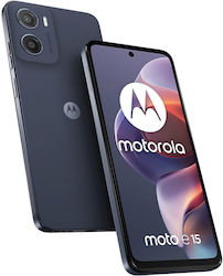 Motorola Moto E15 2+64GB, 6,67 ιντσών, 4G, Μπλε Τζιν, ITA