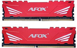 AFOX GAMING DDR4 2x16GB 3200MHz CL16 XMP2 Red RAM Kit