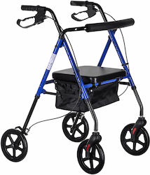 Lightweight aluminium four-wheel rehabilitation walker CH100AM
