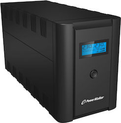 PowerWalker VI 2200 LCD/FR Uninterruptible Power Supply 2.2 kVA 1200 W with 4 AC Outlets