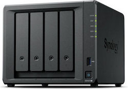 Synology DiskStation DS425+ NAS/Storage Server Intel® Celeron® J4125 2 GB DDR4 0 TB Black - Compatible Only with Synology HDDs