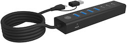 ICY BOX IB-HUB1737-C3 7-Port USB 3.2 Gen 1 Hub