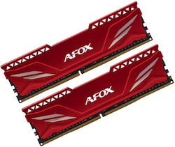 AFOX GAMING DDR4 2X8GB 3200MHZ CL16 XMP2 RED