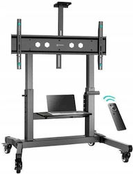 ONKRON TS1991E-B Mobile Motorised Stand for TVs or Interactive Panels 50‘-100’, max 130 kg, black