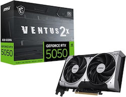 MSI GEFORCE RTX 5050 8G VENTUS 2X OC graphics card NVIDIA 8 GB GDDR6