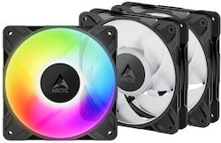 Arctic P12 Pro Reverse A-RGB (Black, 3-Pack, Reverse, 120 mm)