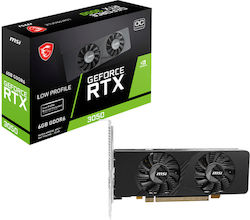 MSI GEFORCE RTX 3050 LP E 6G OC graphics card NVIDIA 6 GB GDDR6