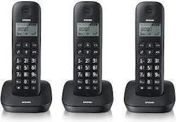 Telefono Cordless Brondi Gala Trio Nero