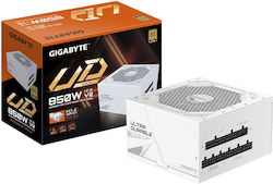 GIGABYTE UD850GM PG5 V2 ICE Power Supply Unit- PCIe Gen 5.1, 80 PLUS Gold, Fully Modular Design, 120mm Fan, ATX 3.1 compatible, EU Plug