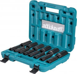 Makita 14-Piece Impact Socket Set 1/2 Inch Drive