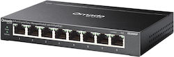 TP-Link Omada ES208GP network switch Managed L2 Gigabit Ethernet (10/100/1000) Power over Ethernet (PoE) DIN rail Black