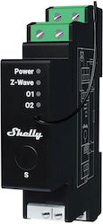 Έξυπνος ελεγκτής ράγας DIN Z-Wave SHELLY Wave Pro Shutter LR