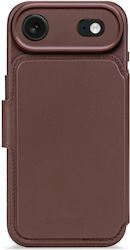 Decoded Leather Detachable Wallet for iPhone 17 Air in Chocolate Brown