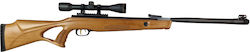 BEEMAN 10620 4.5mm air rifle 1-shot with 6x40 scope wood up to17J