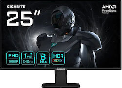 GIGABYTE G25F2A 25" FHD Gaming Monitor - 1920 x 1080, 240Hz, 1ms, 300 cd/m2, Display HDR 10, HDMI 2.0, Displayport 1.4