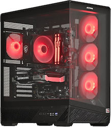 Actina 5901443440314 Επιτραπέζιος Υπολογιστής AMD Ryzen™ 5 7500X3D με 32 GB DDR5-SDRAM, 1 TB SSD και NVIDIA GeForce RTX 5060 Ti σε μαύρο κουτί Midi Tower