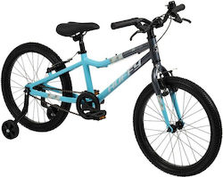 Huffy Literide Alu 20” bike in sky blue and graphite (23215W)
