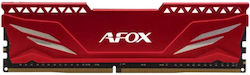 AFOX GAMING DDR4 16GB 3200MHz CL16 XMP2 Red RAM Module