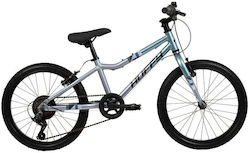 Huffy Literide Alu 16” children’s bike, silver and blue (21215W)