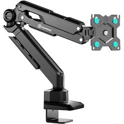 ONKRON G90-B Swivel and Tilt Desk Mount for 13"–34" Monitors, Max. 10 kg, Rotation, Black
