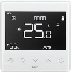 Termostat do sterowania ogrzewaniem podłogowym Nice Warm-Control White