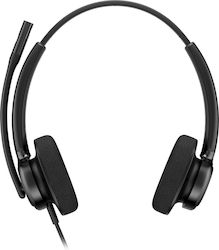 HP Poly Mission 425 Stereo USB Wired Headset Classic