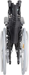 Stalowy wózek inwalidzki RF-1/45/PN/CZA-624/PU