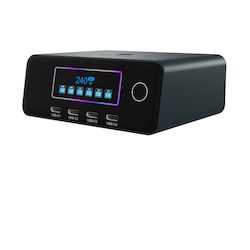 ICY BOX Diamond Charge 2401 240W Charging Station with LCD Display